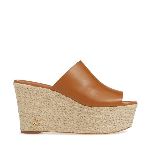 MICHAEL KORS Acorn Cunningham Espadrille Wedge Slide Sandal - Picture 7 of 15